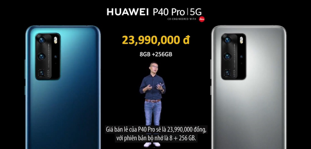 Huawei P40 và P40 Pro chính thức có mặt tại Việt Nam, giá từ 18 triệu đồng