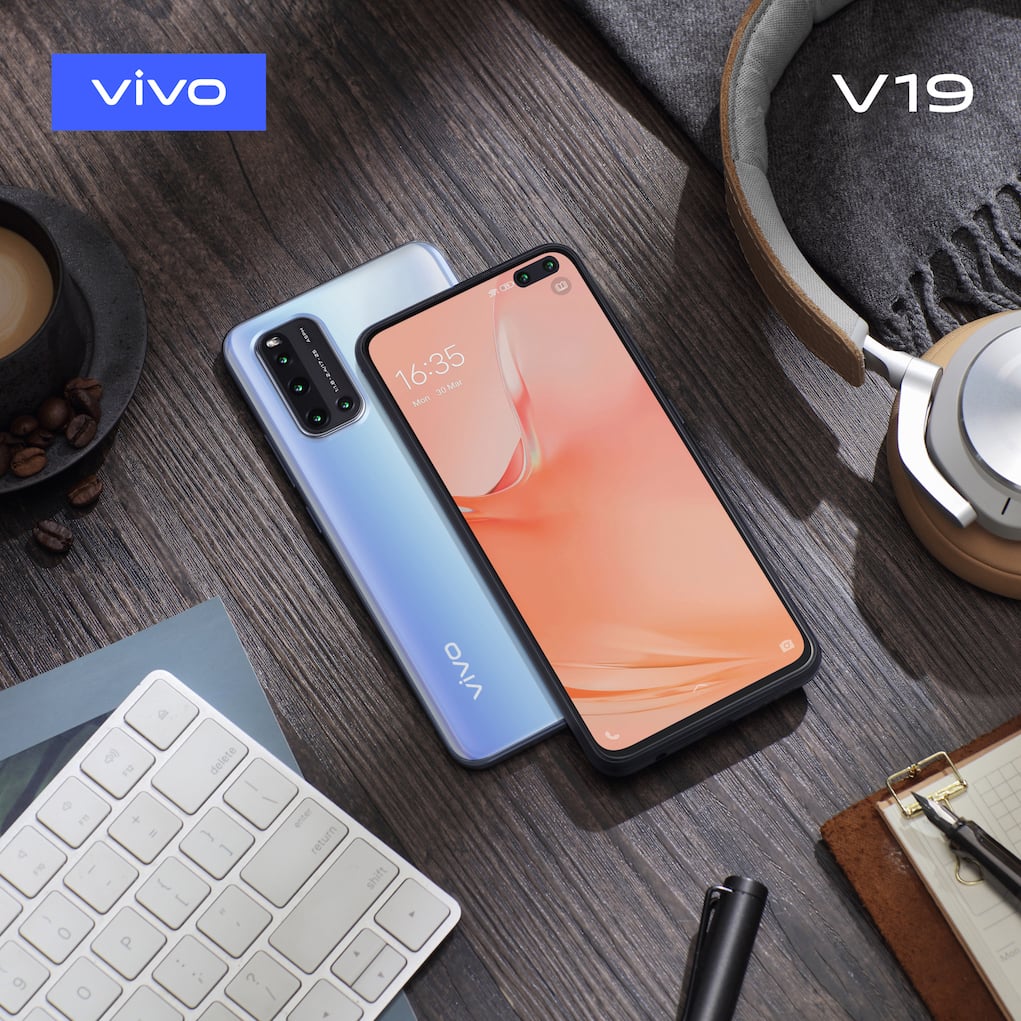 Ra mắt vivo V19 với điểm nhấn selfie siêu chụp đêm.