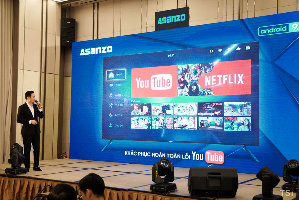 Asanzo ra mắt TV uSlim dùng màn OLED siêu mỏng, giá 96 triệu đồng