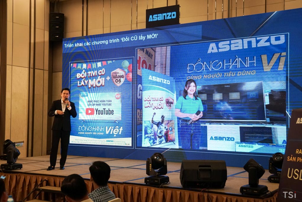 Asanzo ra mắt TV uSlim dùng màn OLED siêu mỏng, giá 96 triệu đồng