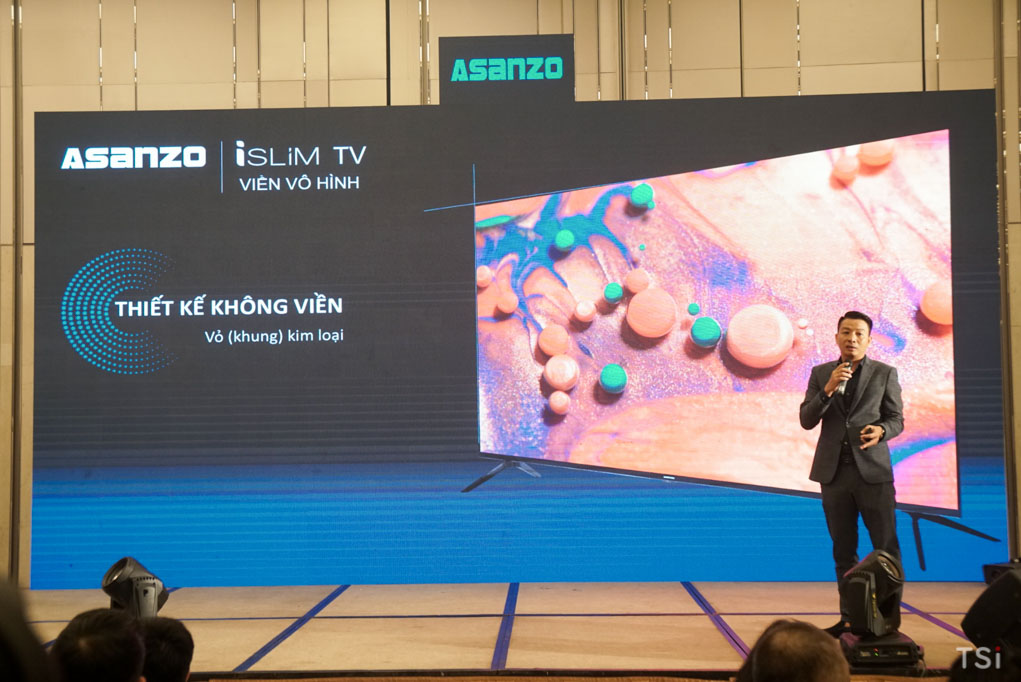 Asanzo ra mắt TV uSlim dùng màn OLED siêu mỏng, giá 96 triệu đồng