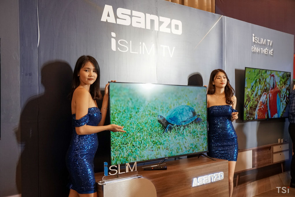 Asanzo ra mắt TV uSlim dùng màn OLED siêu mỏng, giá 96 triệu đồng