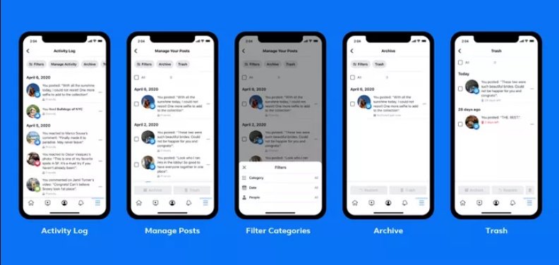 Người dùng Facebook đã có thể xóa cùng lúc nhiều bài viết trong quá khứ