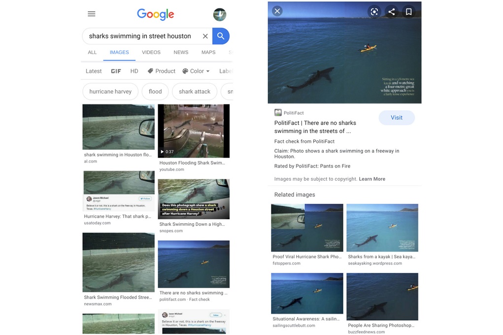 Google Images sẽ thêm nhãn kiểm chứng sự thật vào hình ảnh