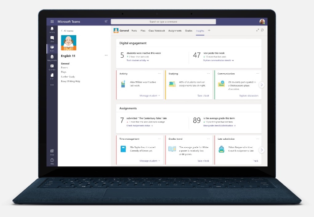 Microsoft Teams có tính năng mới cho giáo dục