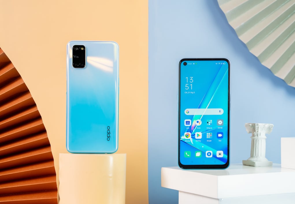 OPPO A92 lên kệ: hai màu đen và trắng, giá 7 triệu đồng