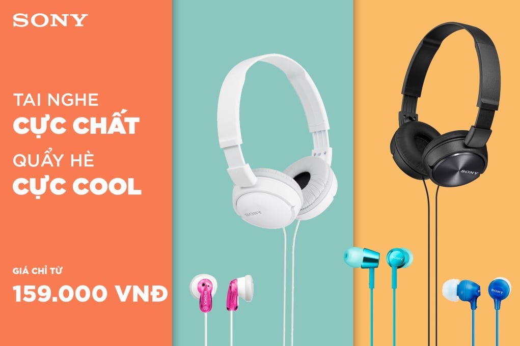 Ưu đãi "Săn sale Sony - Quẩy hè thỏa chí" từ 1/6 đến 2/8/2020