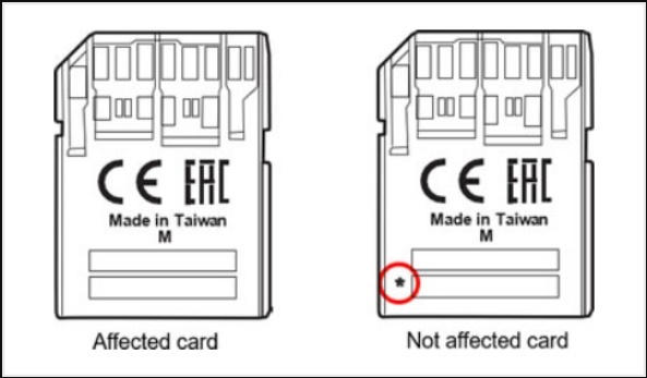 Sony sẽ đổi mới miễn phí những thẻ nhớ SD bị lỗi, làm hỏng video trong quá trình quay