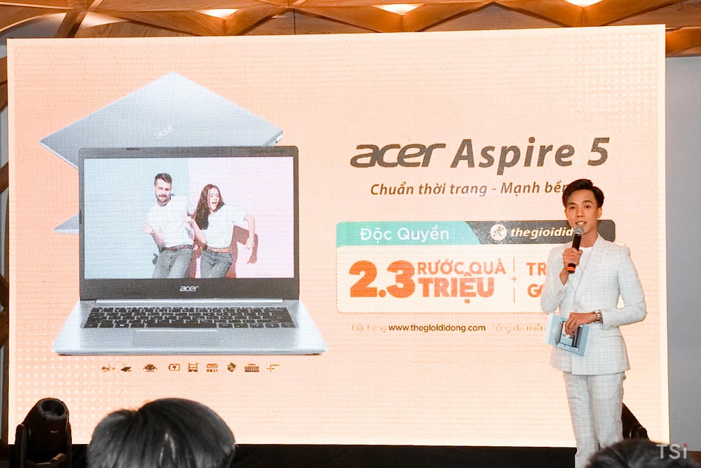 Thế Giới Di Động ra mắt và độc quyền kinh doanh Acer Aspire 5