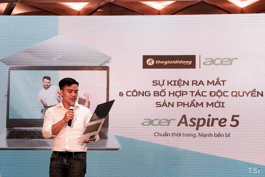 Thế Giới Di Động ra mắt và độc quyền kinh doanh Acer Aspire 5