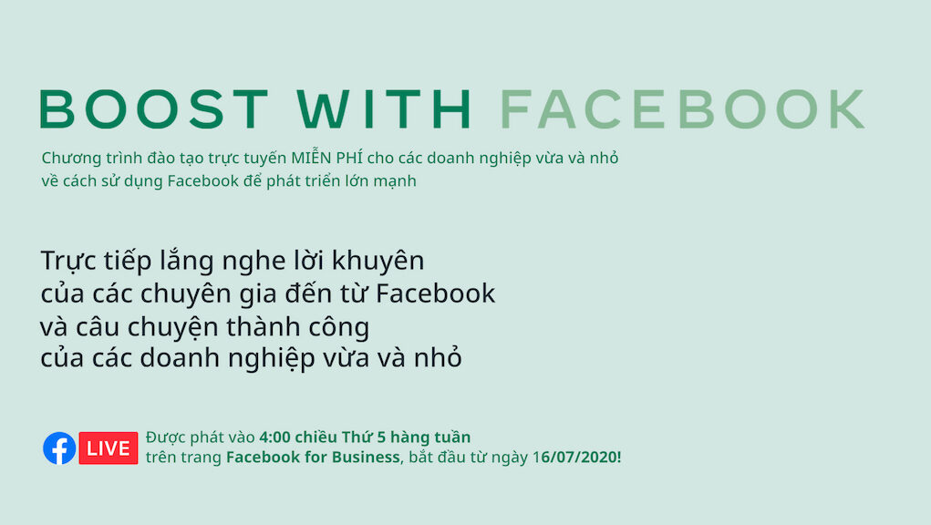 Facebook ra mắt chương trình đào tạo “Bệ phóng Doanh nghiệp” tại Việt Nam