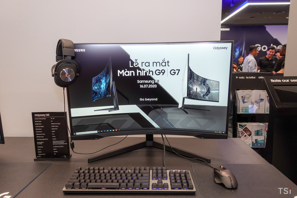 Samsung bán ra màn hình gaming cong Odyssey G7 và G9, giá từ 25,8 triệu đồng