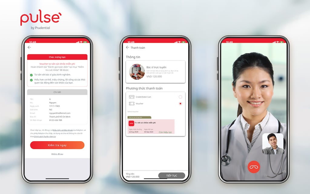Ứng dụng Pulse by Prudential hỗ trợ tư vấn sức khỏe miễn phí với bác sĩ trực tuyến