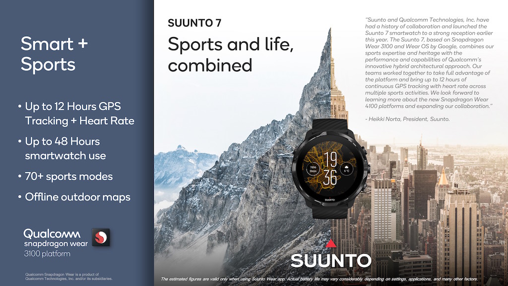 Snapdragon wear 4100 online suunto