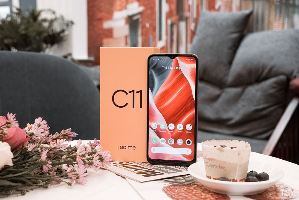 Trên tay Realme C11: hai màu, pin 5.000mAh, giá dưới 3 triệu