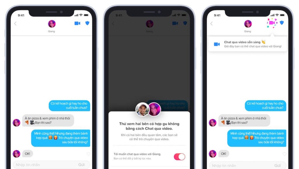 Tinder triển khai thử nghiệm tính năng gọi video Face to Face