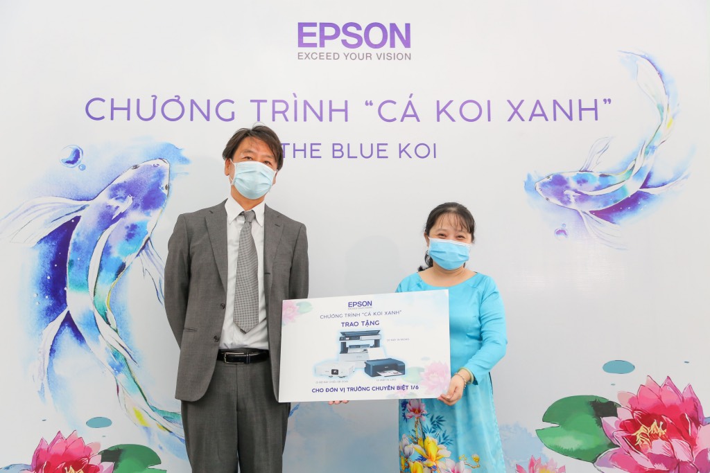 Epson tổ chức chương trình 'Cá Koi Xanh', lan tỏa tinh thần khuyến học