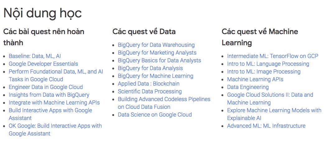 Google cung cấp khóa học miễn phí #QuánQuânGCP