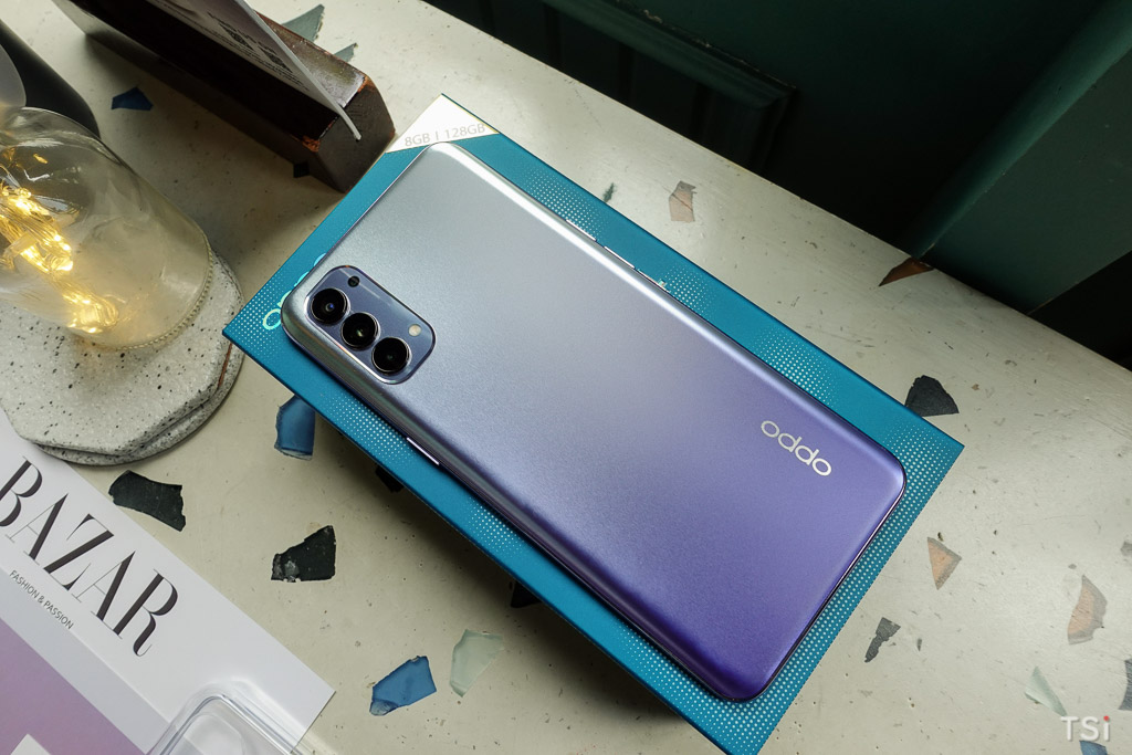 OPPO Reno4 bổ sung thêm màu Tím khói