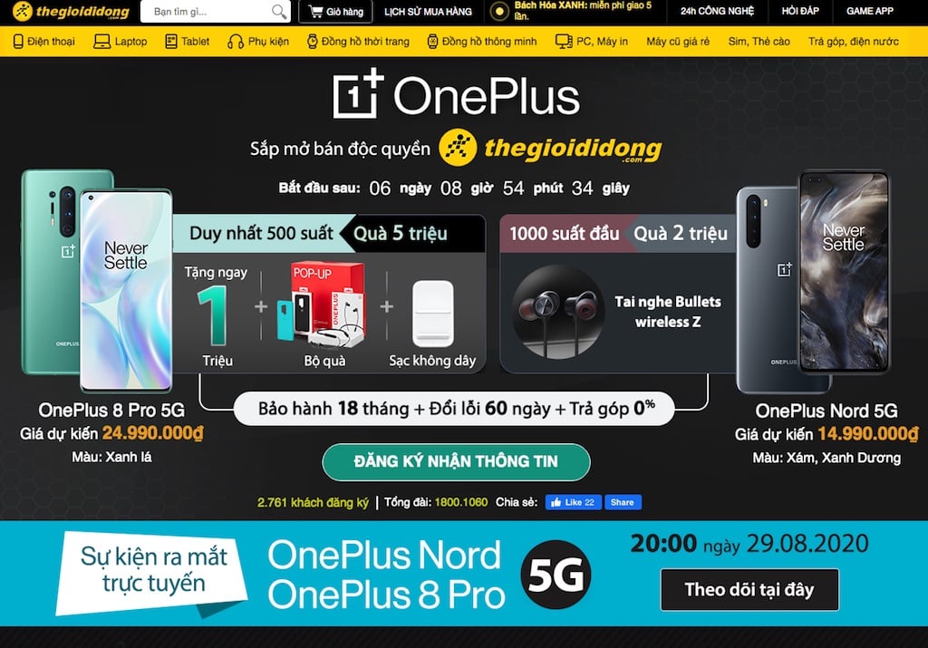 Trên tay bộ quà hot sale OnePlus 8 Pro 5G