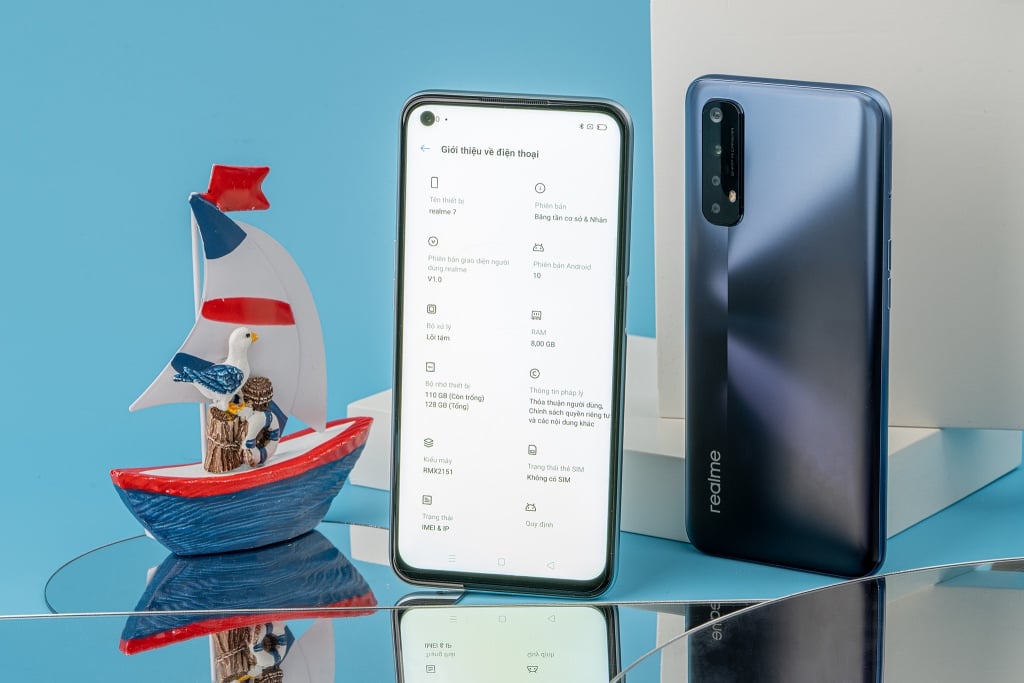 Ảnh thực tế Realme 7, bán tại Việt Nam trong tháng này