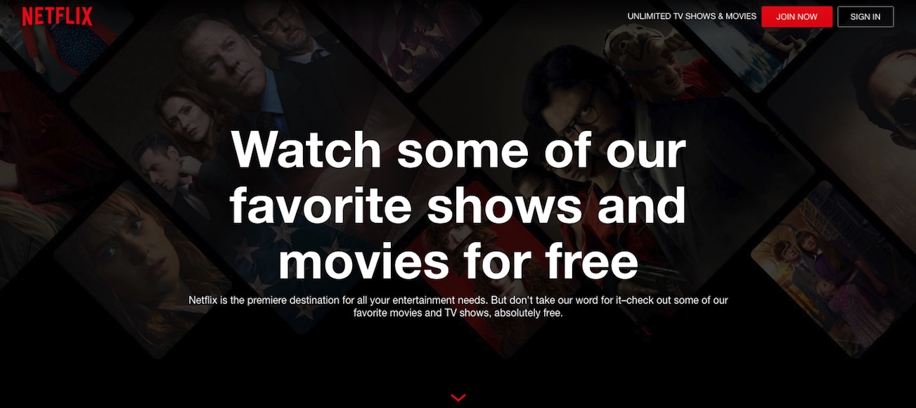 Netflix đang cho phép xem tập đầu một số phim không cần tài khoản