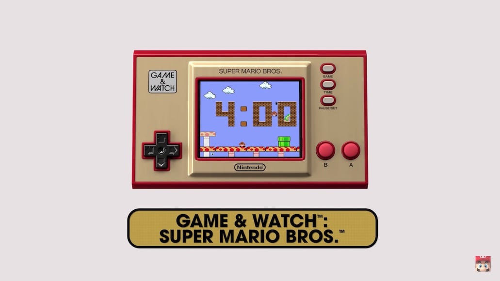 Nintendo Game & Watch, máy chơi game cầm tay ra mắt trong tháng 11