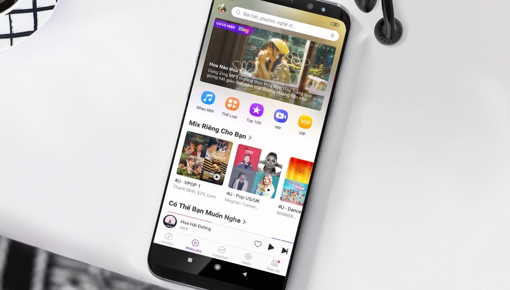 Zing MP3 cập nhật giao diện, dùng AI để tăng trải nghiệm nghe nhạc