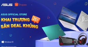 Khai trương gian hàng ASUS Official Store trên Shopee