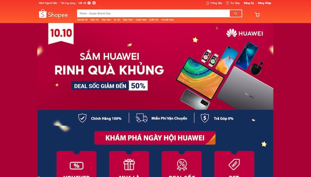 Nhiều chương trình khuyến mãi độc đáo tại ngày hội Huawei 03/10