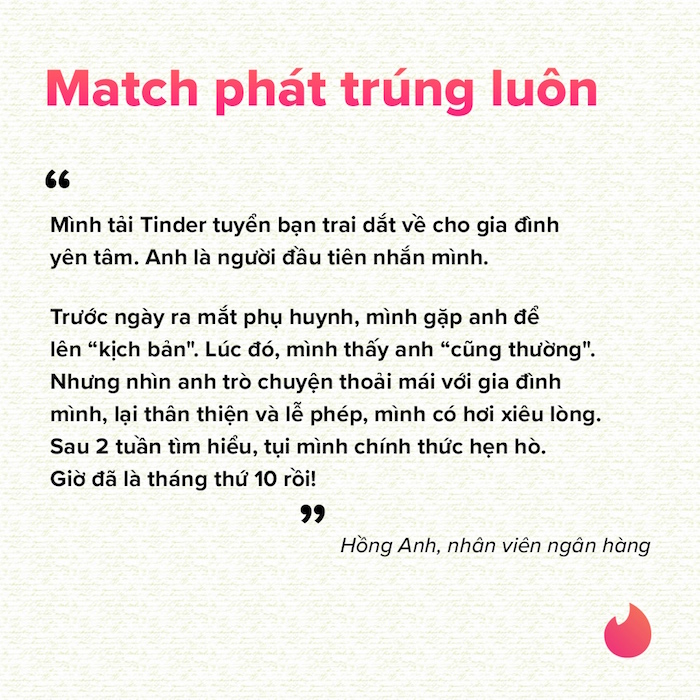 6 cách tìm thấy tương hợp Tinder của bạn từ những câu chuyện có thật