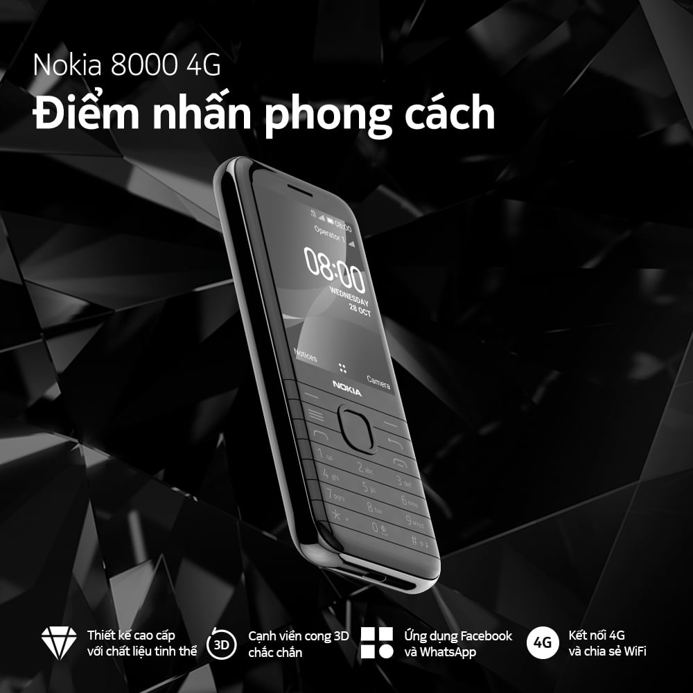 HMD Global ra mắt 3 điện thoại phổ thông Nokia mới tích hợp kết nối 4G