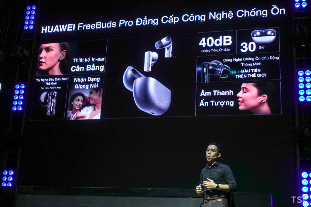 Tai nghe chống ồn chủ động Huawei FreeBuds Pro lên kệ ngày 4/11