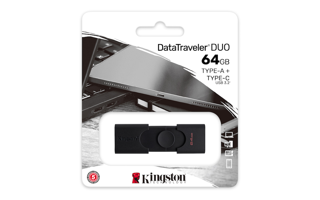 Kingston ra mắt USB Flash DataTraveler Duo với giao tiếp kép