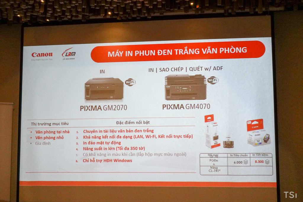 Canon ra mắt loạt máy in G Series và máy in ảnh chuyên nghiệp