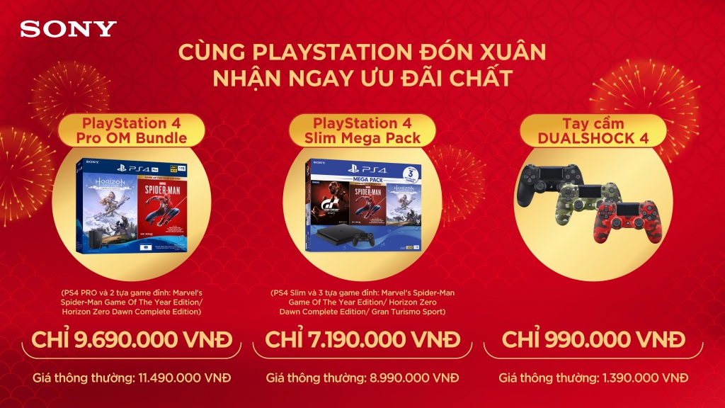 Sony tung chương trình khuyến mãi đặc biệt mùa Tết