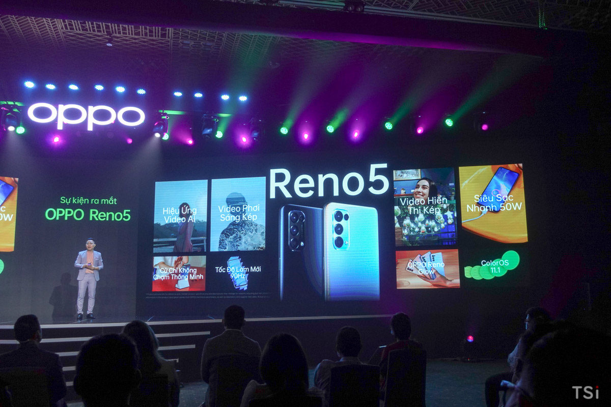 OPPO Reno5 chính thức ra mắt với hai màu, giá 8,7 triệu đồng