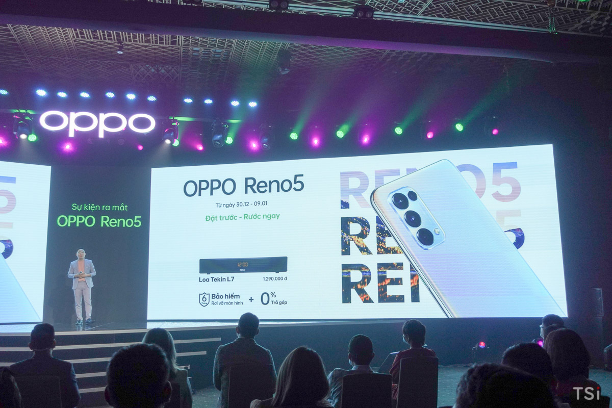 OPPO Reno5 chính thức ra mắt với hai màu, giá 8,7 triệu đồng