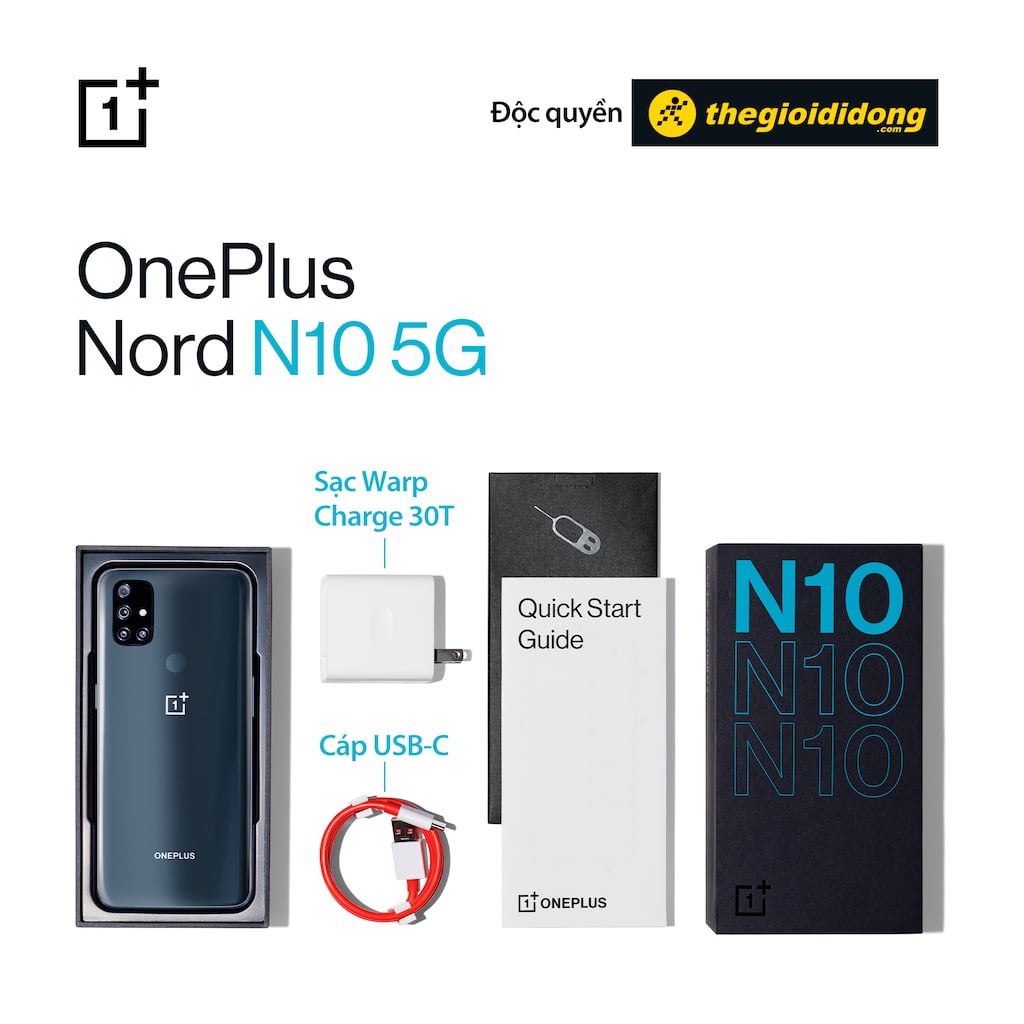 Ra mắt OnePlus Nord N10 5G: màn hình 90Hz, sạc nhanh, giá 7,99 triệu đồng