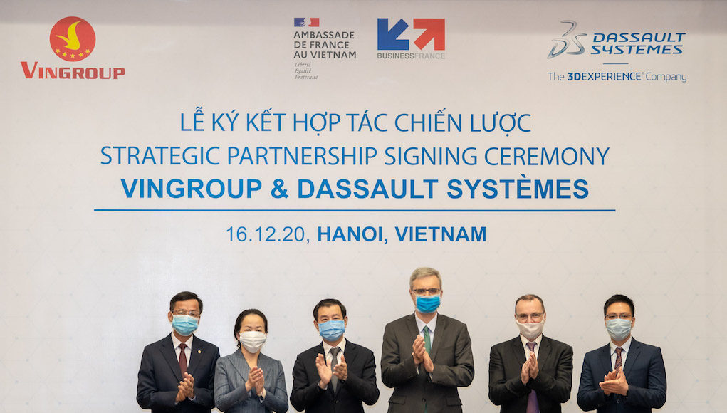 VinGroup hợp tác chiến lược Dassault Systèmes thúc đẩy chuyển đổi số