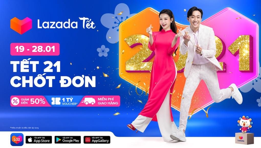 Lazada tung hàng triệu ưu đãi cho mùa mua sắm Tết