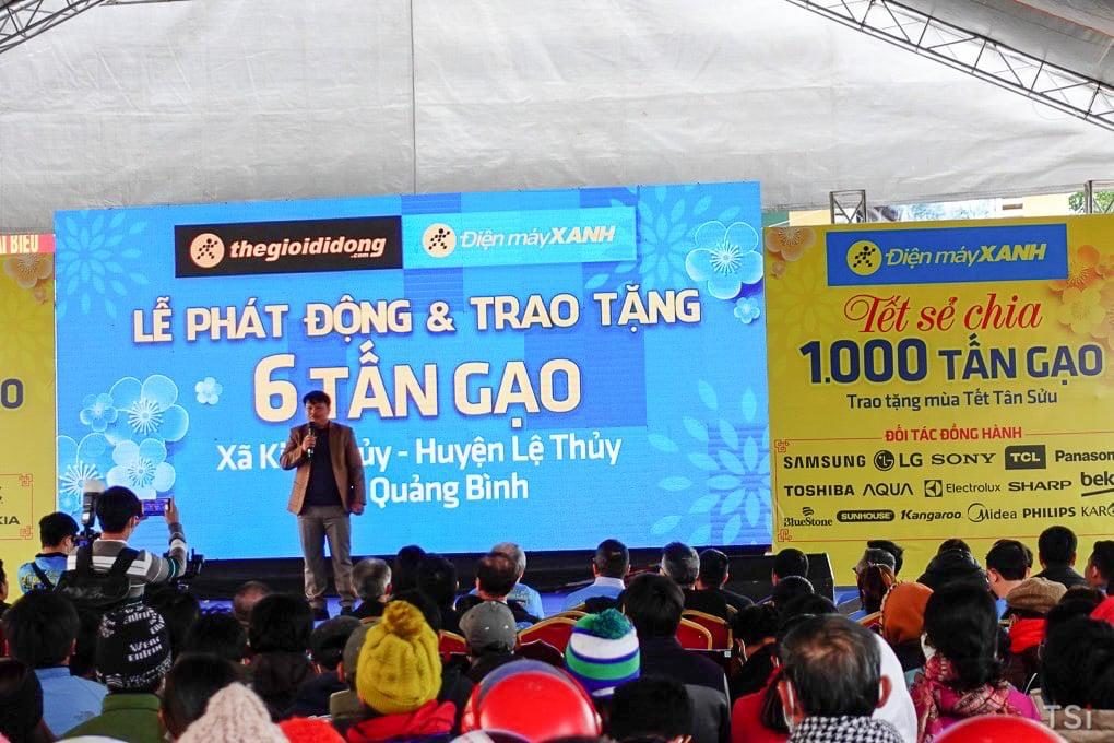 Thế Giới Di Động trao tặng 6 tấn gạo tại huyện Lệ Thuỷ, tỉnh Quảng Bình