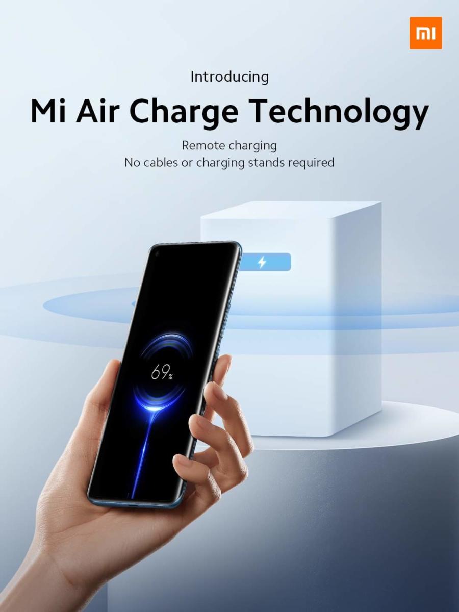 Xiaomi giới thiệu công nghệ Mi Air Charge, cho phép sạc từ xa không cần chạm