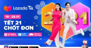 Trong 10 ngày 'Tết 21, Chốt Đơn' Lazada có lượng đơn hàng gấp đôi năm 2020