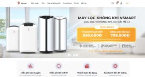 VinSmart bán máy lọc không khí và giải pháp nhà thông minh độc quyền trên vsmart online