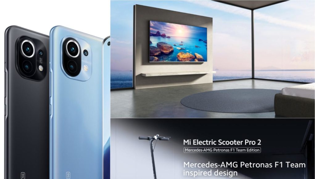 Xiaomi ra mắt flagship Mi 11, Mi TV Q1 và Electric Scooter Pro 2