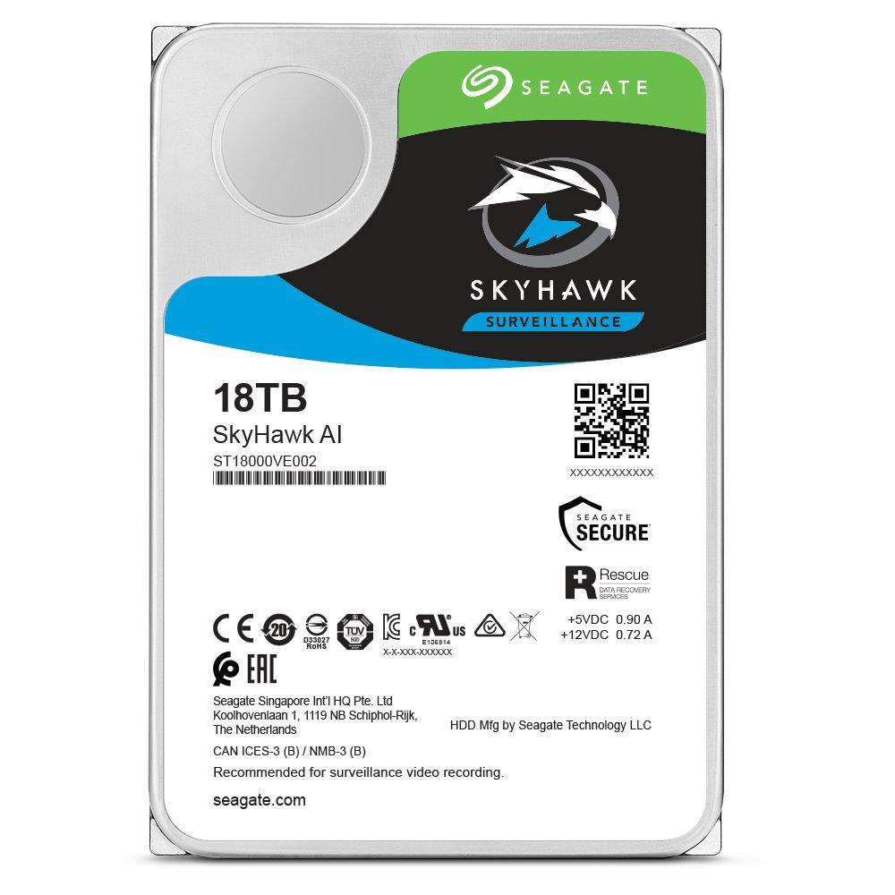 Ra mắt ổ cứng Seagate SkyHawk AI 18 TB cho hệ thống camera giám sát thông minh có hỗ trợ AI