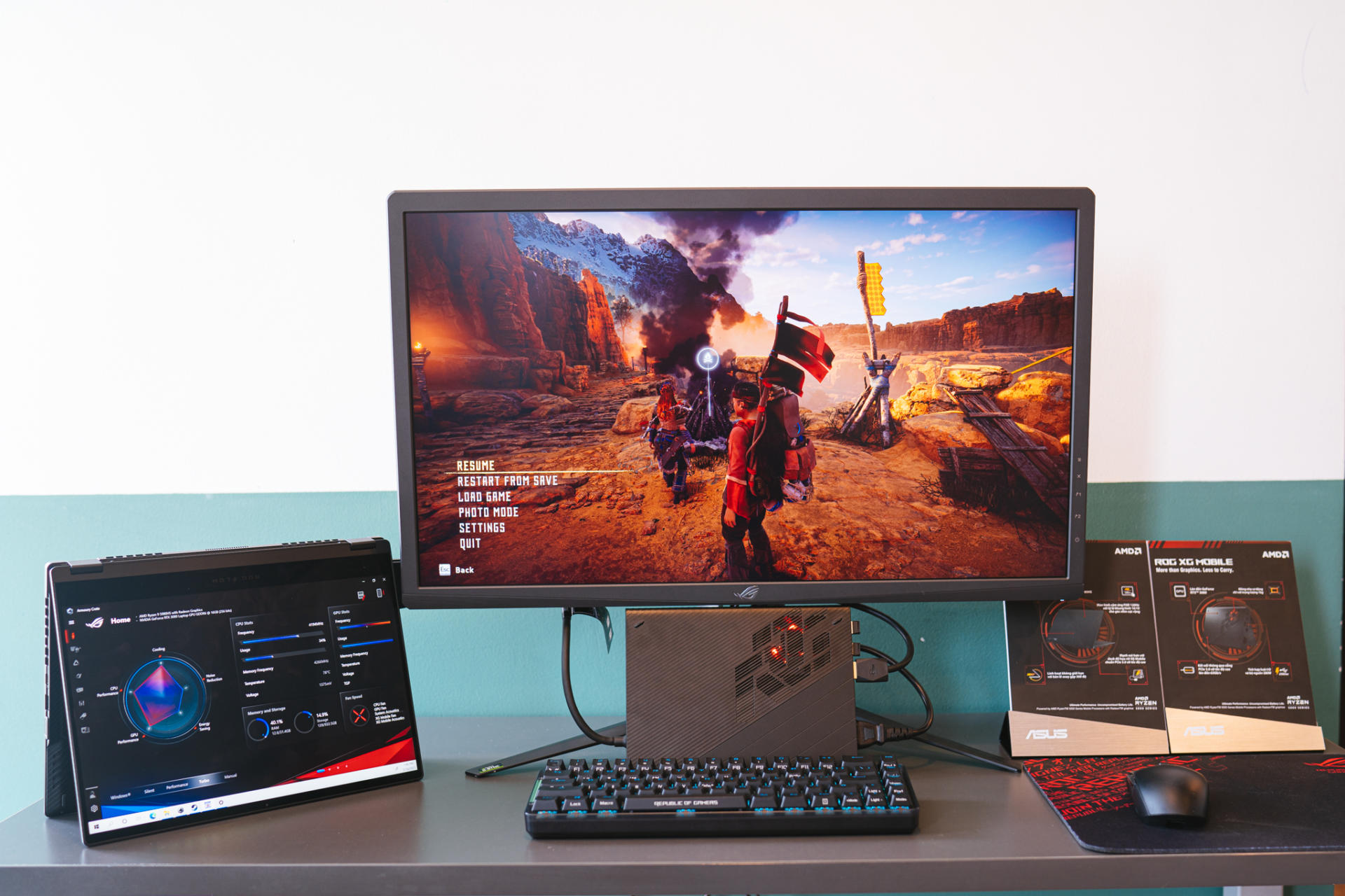 Laptop gaming xoay gập ASUS ROG Flow X13 ra mắt, nặng 1,3kg