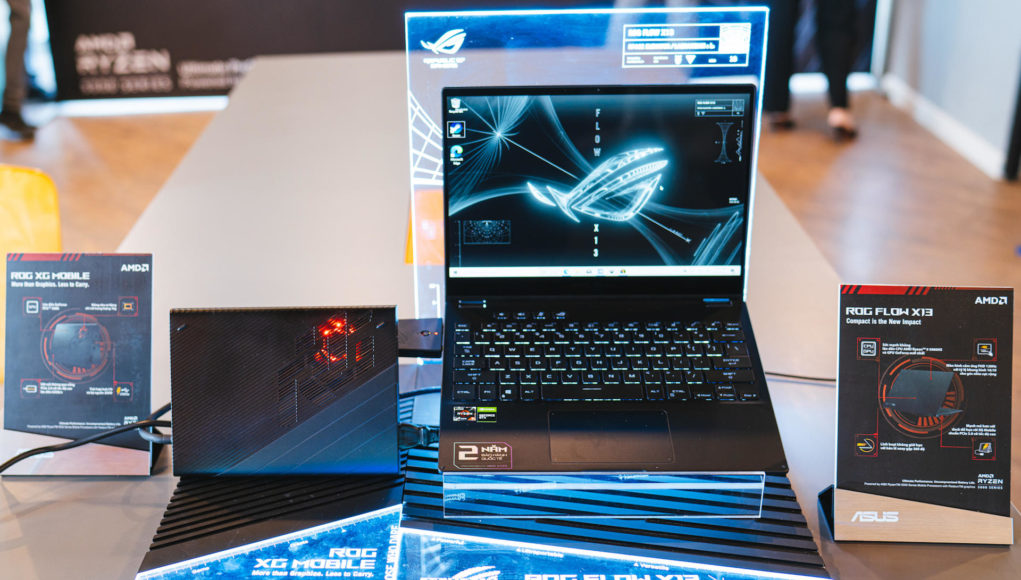 Laptop gaming xoay gập ASUS ROG Flow X13 ra mắt, nặng 1,3kg