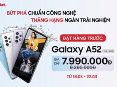 Di Động Việt mở đặt trước Galaxy A52 | A72, giá từ 7,9 triệu